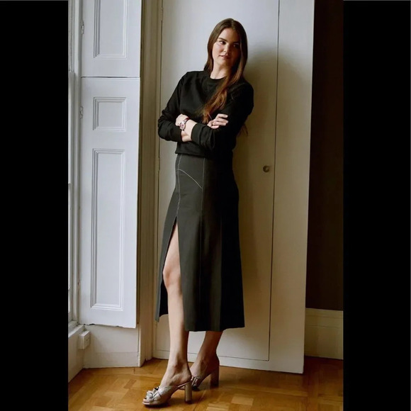 Misha Nonoo  Y Cameo Skirt - black large - Picture 3 of 15